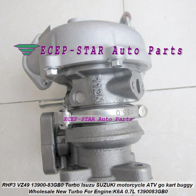 Турбокомпрессор Turbo RHF3 VZ49 13900 83GB0 1390083GB0 для Isuzu мотоцикла SUZUKI ATV go kart Багги K6A