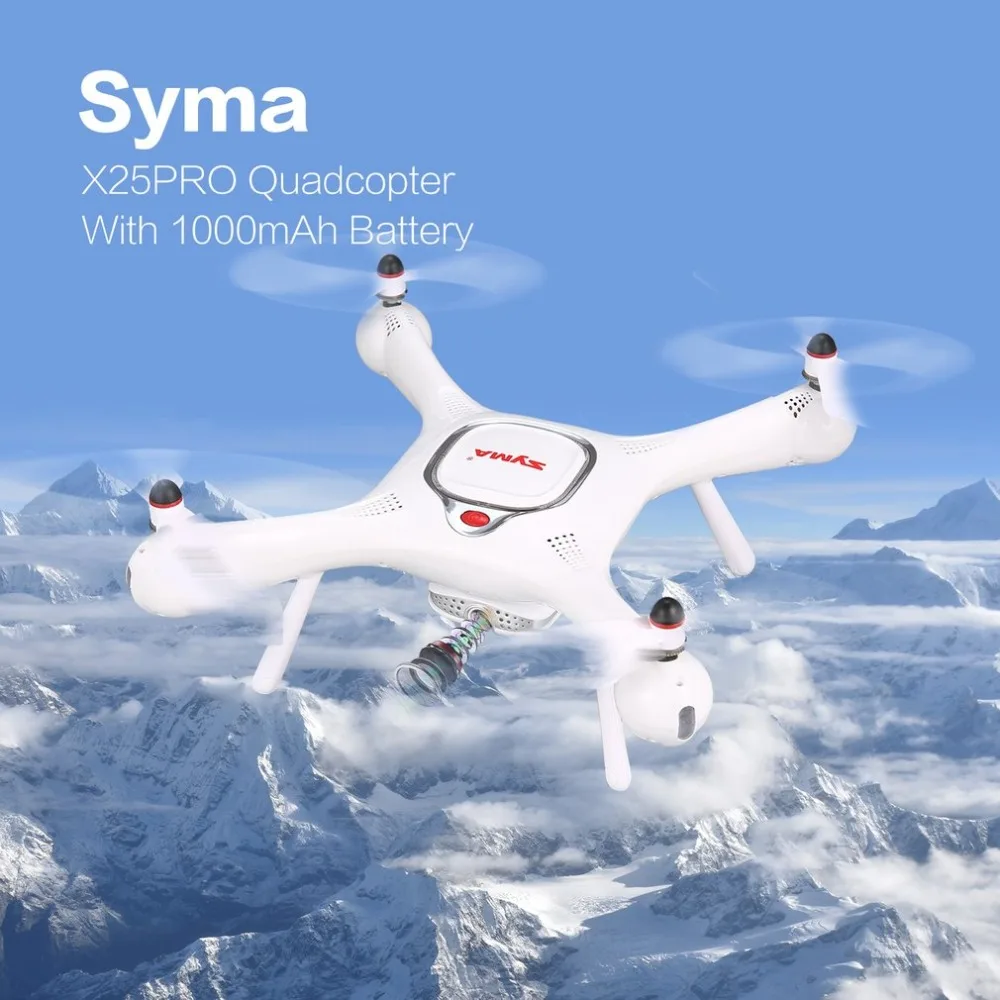 Syma X25PRO 2 4G gps позиционирование FPV Радиоуправляемый Дрон Квадрокоптер с 720P HD Wi Fi