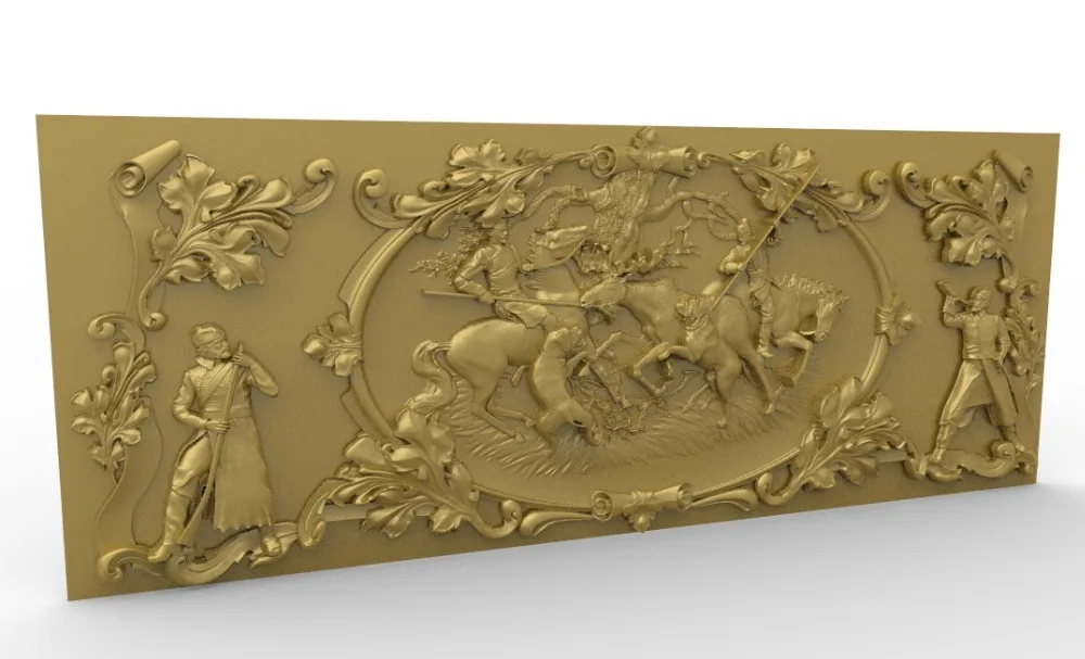 

3D модель, рельеф STL модели для ЧПУ резьба по дереву машины гравировки artcam type3 aspire M421 (ссылка 5)