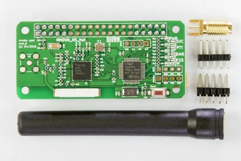 Антенна + чехол OLED MMDVM Поддержка точки доступа P25 DMR YSF для Raspberry pi|Аксессуары MP3