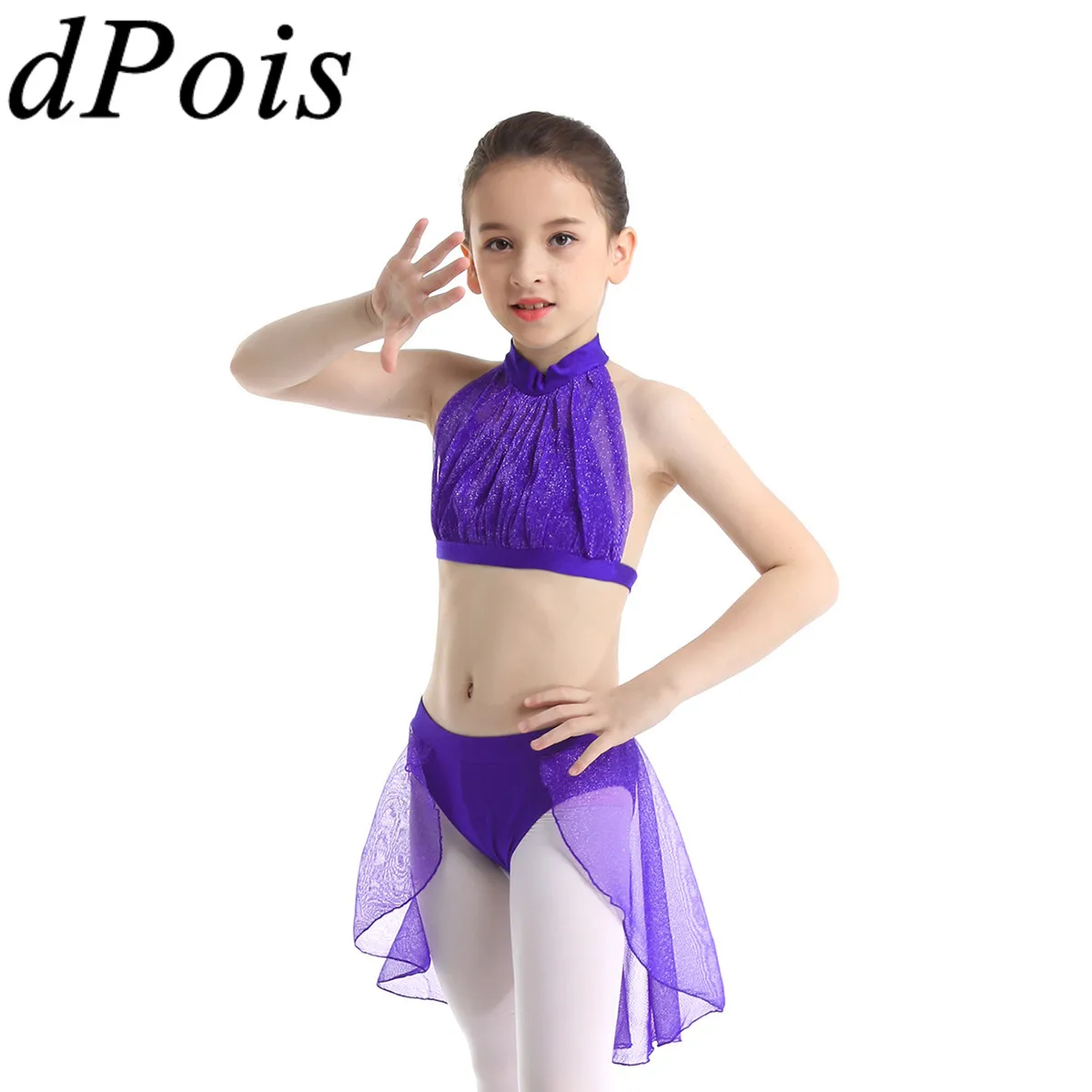 DPOIS/Детское платье для балета и танцев девочек гимнастические купальники