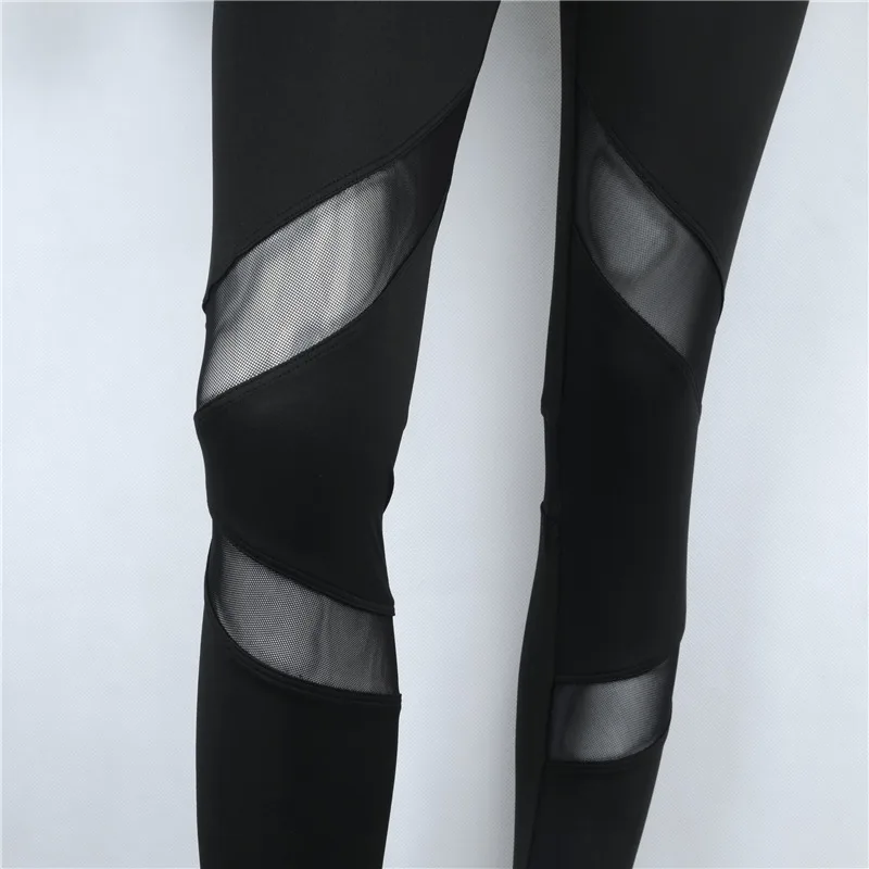 Женские комплекты для йоги одежда из 2 предметов сетчатый дышащий плотный