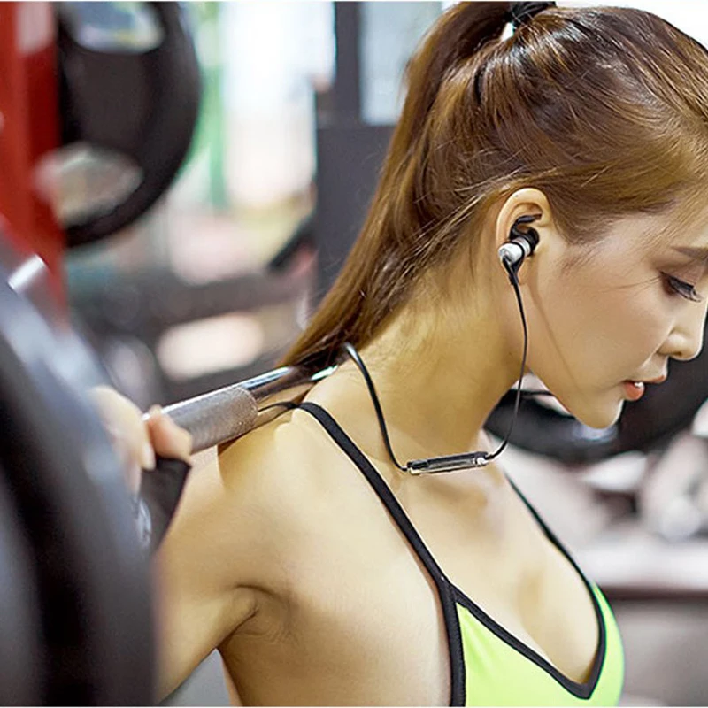 наушники для телефона беспроводные Sweatproof Магнитного Спорта Bluetooth 4.1 Спорт