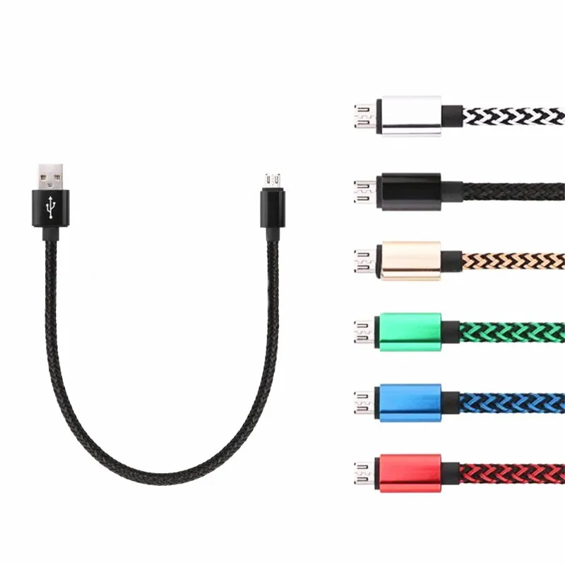 Micro USB кабель 2A 1 м быстрой зарядки нейлон синхронизация данных мобильного