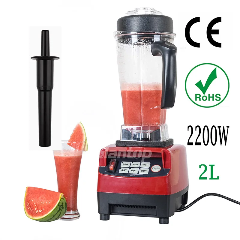 2200W New High Performance Pro Commercial Home 2L Fruit Smoothie Kitchen Blender Mixer Juicer 3HP 45000RPM | Бытовая техника
