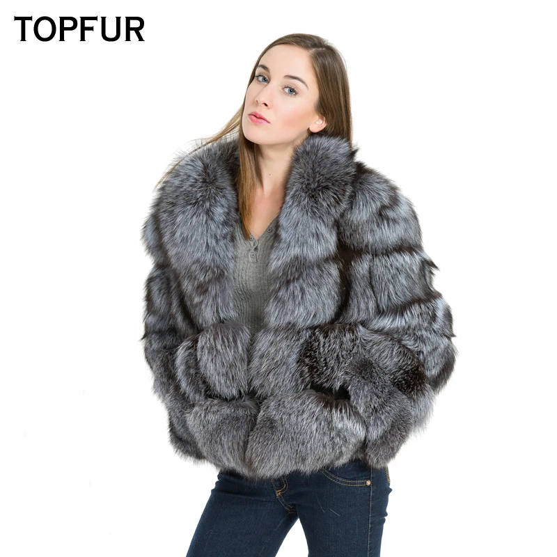 TOPFUR 2020 Новое поступление высококачественное пальто из натурального Меха