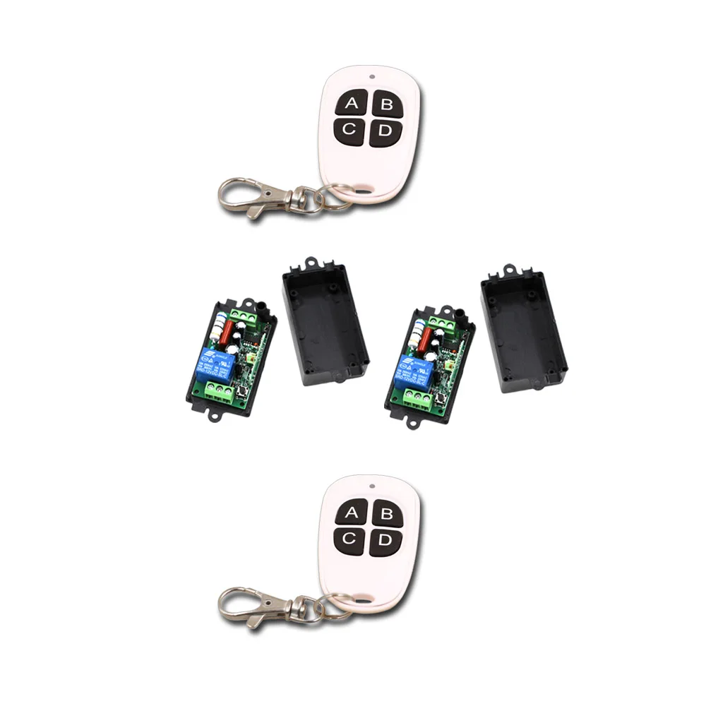 AC110V 220V 1 CH 1CH RF Беспроводная фотовспышка 315/433.92MHZ 2x водонепроницаемые Передатчики +
