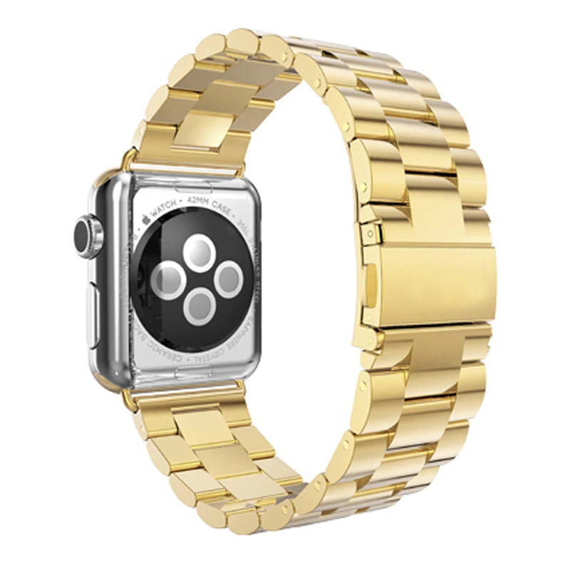 2017 Новый браслет из нержавеющей стали для Apple Watch со звеньями 38 мм 42 металлические