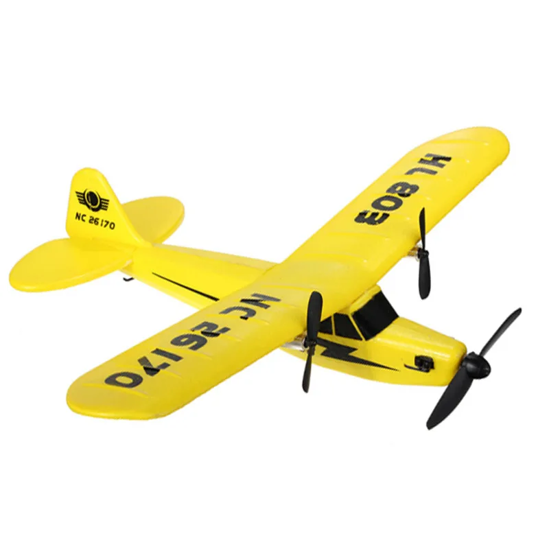 HuaLe HL803 2 4G Модернизированный PIPER J3 CUB NC26170 радиоуправляемый самолет RTF|airplane rtf|piper j3