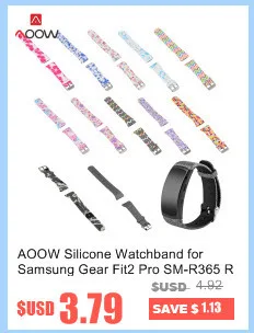 AOOW силиконовый ремешок для samsung gear S2 R720 сменный Браслет ремешок для gear S2 спортивные часы с камуфляжным цветочным принтом