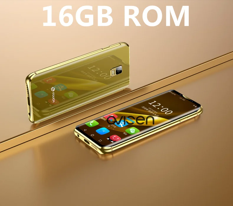 16GB Gold Роскошный супер мини 4G мобильный телефон K-TOUCH i10 3,46 дюймов изогнутый экран 16 Гб/32 ГБ/64 Гб rom Android 8,1 Лицо ID маленький смартфон - Цвет: 16GB Gold