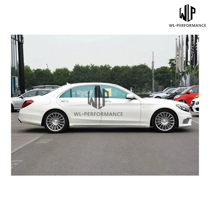 W222 S320 S400 S500 S600 PP Неокрашенный набор внешних комплектующих к автомобилю Передний Задний бампер для автомобильного стайлинга для Мерседес-Бенц S350 S550 W222 S65 AMG