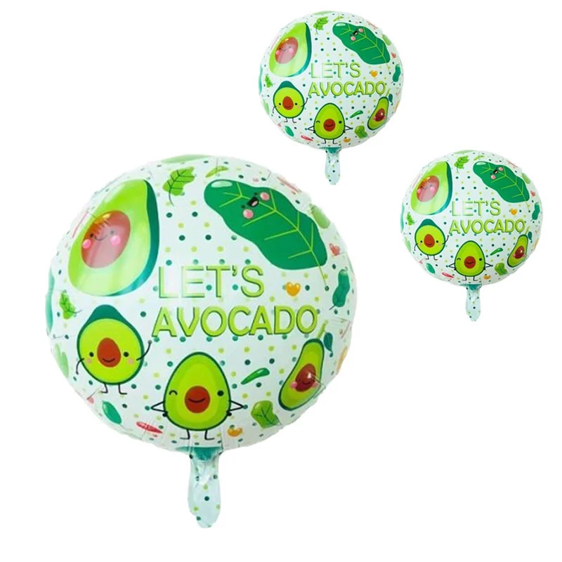 Фиеста вечерние украшения Globos Мексика авокадо фольга Воздушные шары для детской