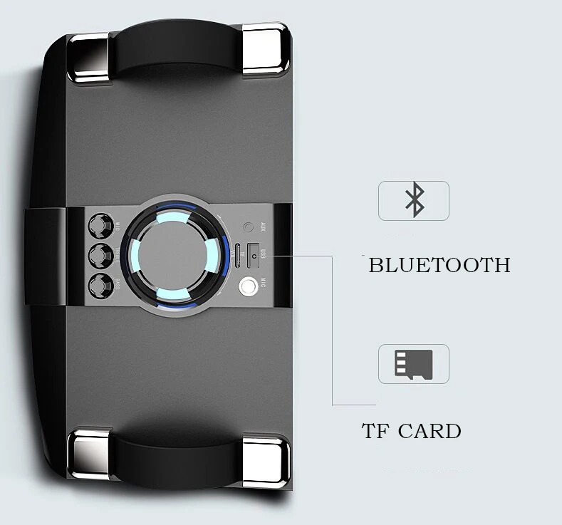 100% Оригинальный Bluetooth динамик SOAIY S90 с басами 30 Вт высококачественный