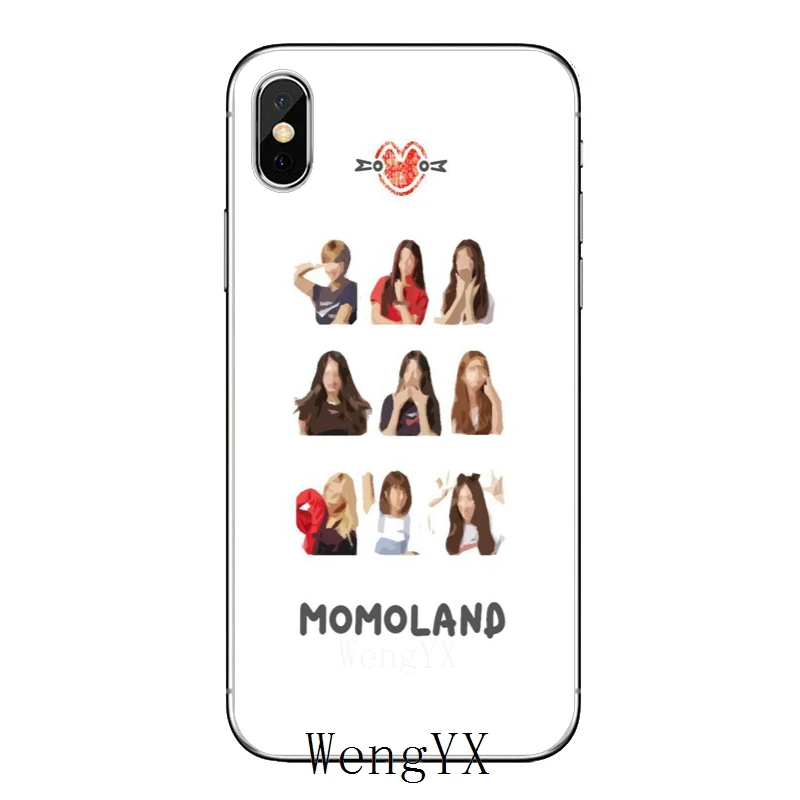 Для samsung Galaxy S3 S4 S5 S6 S7 край S8 S9 плюс мини Примечание 3 4 5 8 Kpop Momoland Нэнси Yeonwoo Девушка ТПУ Мягкий телефона чехол - Цвет: Nancy-Yeonwoo-A-12