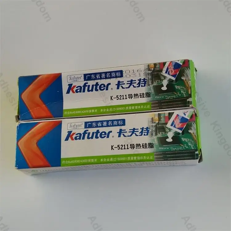 Подлинная Kafuter 100 г K 5211 LED Тепловая смазка CPU термосмазка диодный заполненный клей