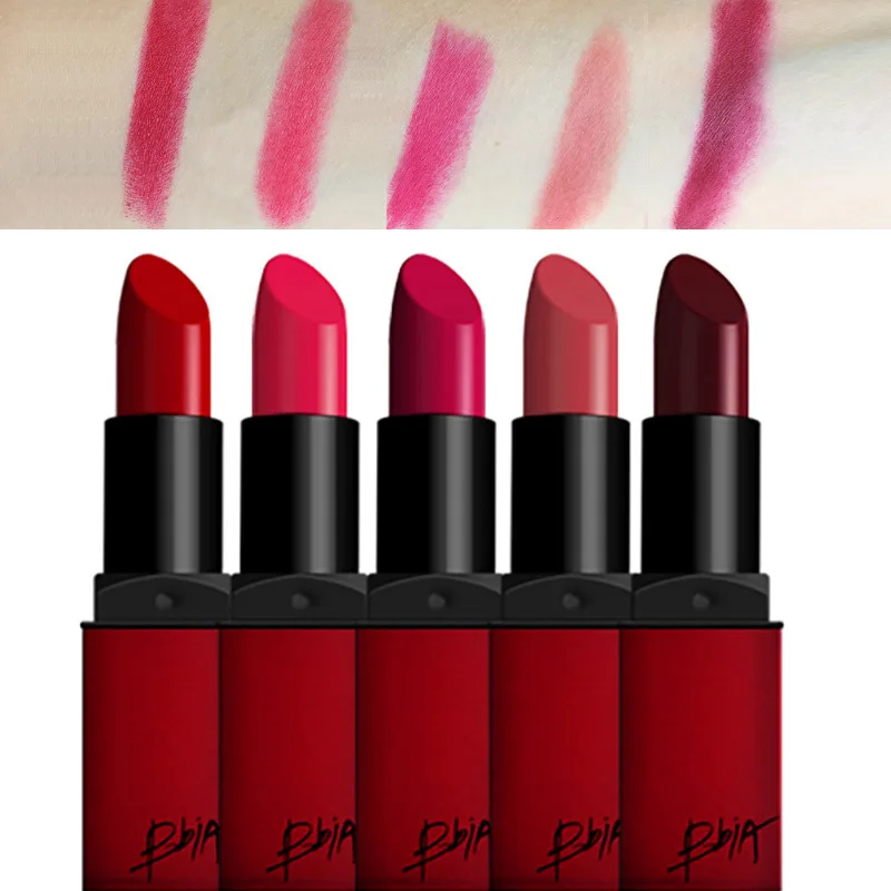 Новый Женская Мода Водонепроницаемый Губная помада бренд длительный batom Mate Rouge