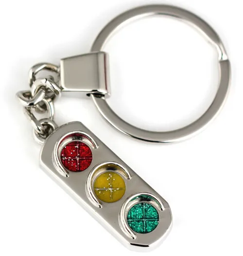 Новинка 2015 мини светофора автомобиля брелок Классический 3D на подарок|keychain gift|key