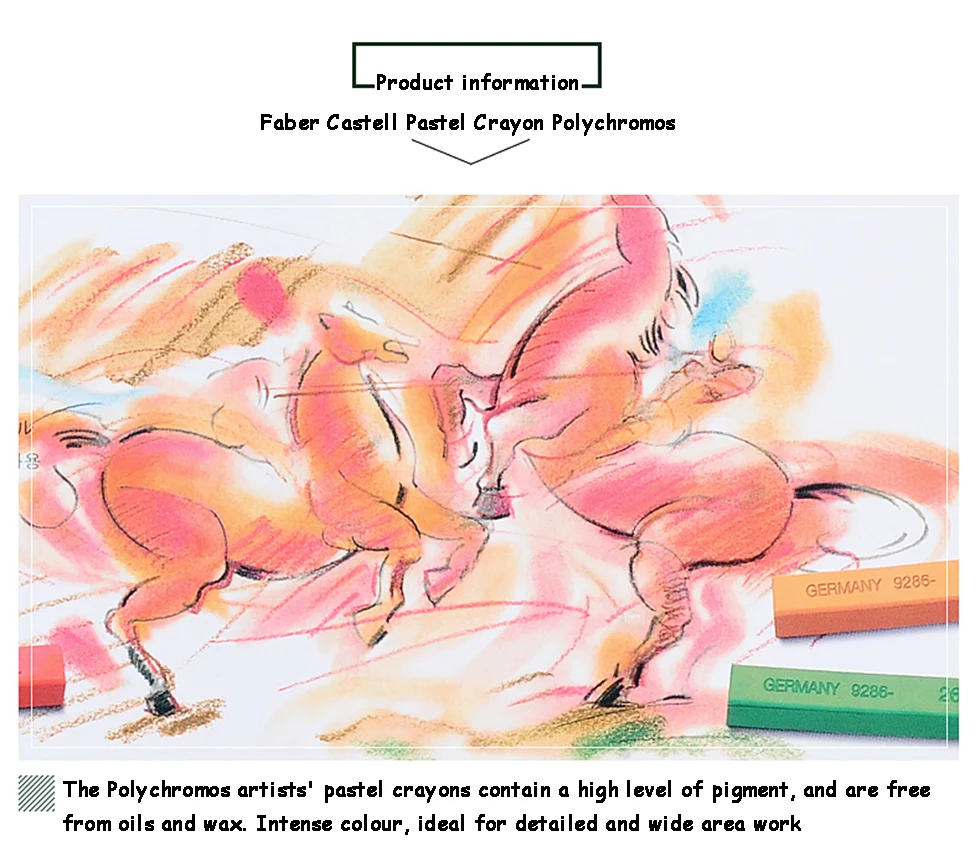 Faber Castell 12/24/36/60 Цвет Пастель Polychromos нетоксичный профессиональный художник картина маслом мелки с ручной росписью