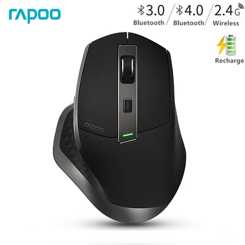 Rapoo MT750 оригинальная многорежимная беспроводная мышь перезаряжаемая Bluetooth