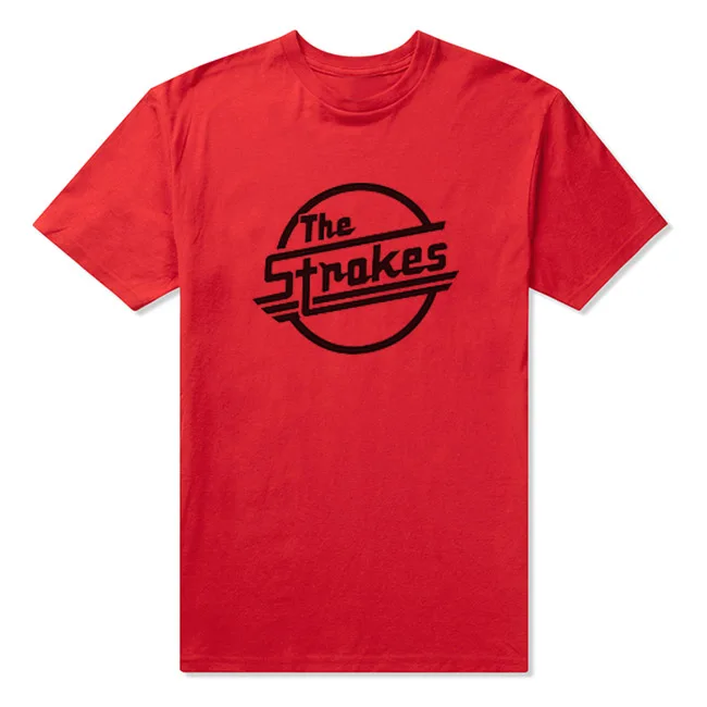 Футболка с надписью THE STROKES футболка BAND MUSIC ROCK PUNK JAZZ SOUL INDIE ALBUM унисекс разные