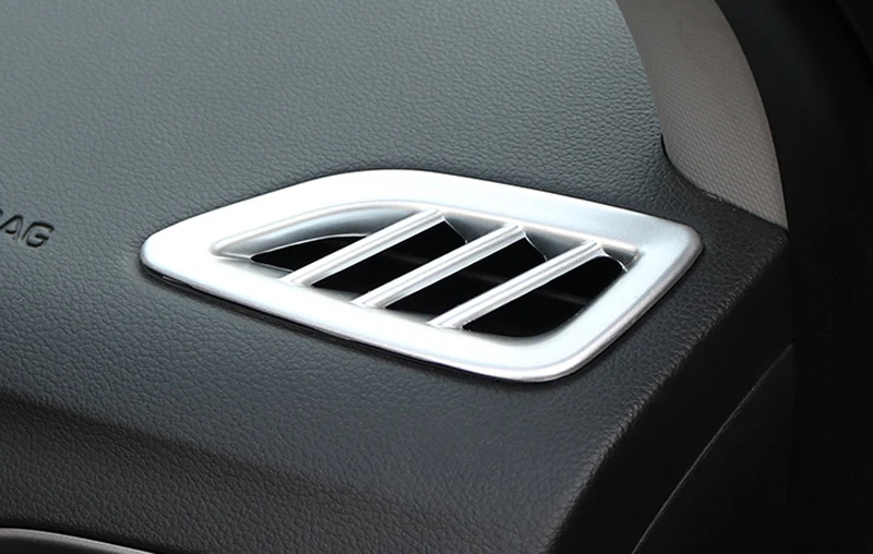 ABS Interior Upper AC Air Vent Outlet Frame Cover Trim 2PCS Left Hand Drive For Hyundai VERNA Solaris Accent 2018 | Автомобили и