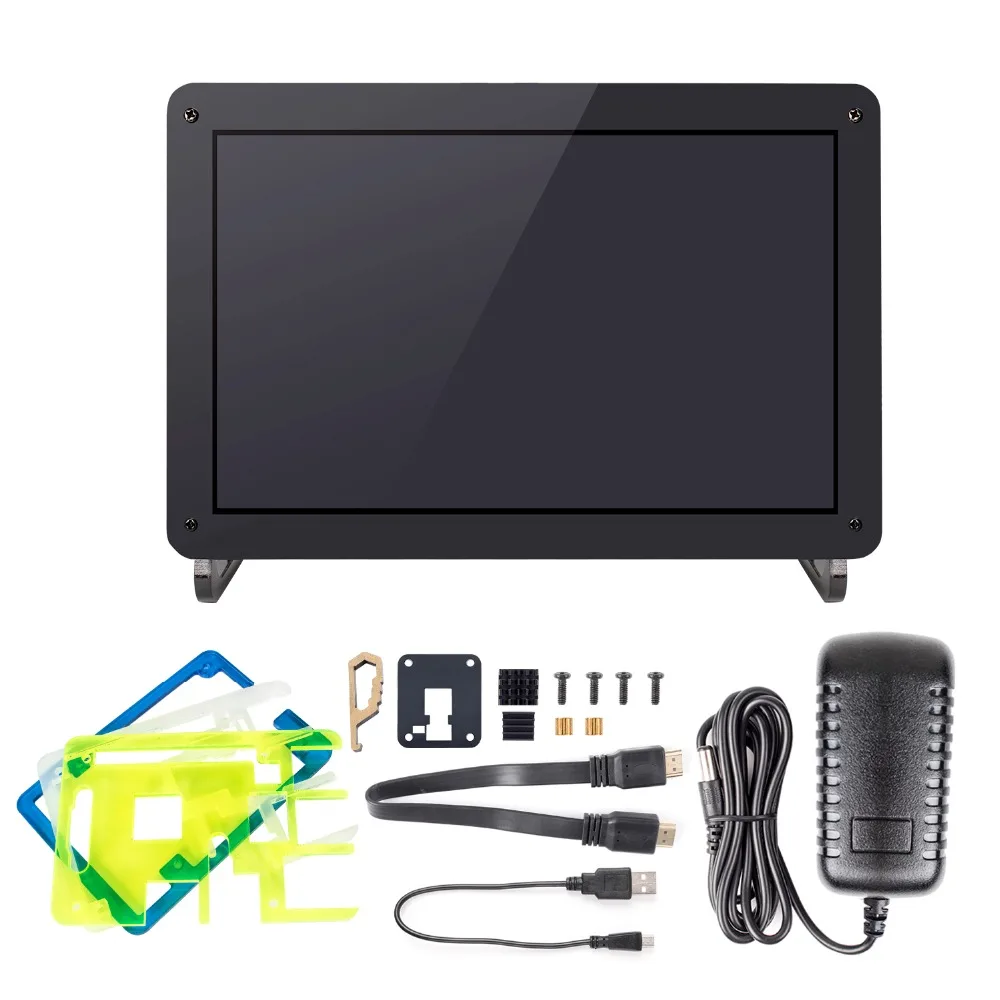 Sunfower 10,1 дюймов HDMI ips lcd монитор дисплей Высокое разрешение 1280*800 держатель камеры подставка для Raspberry Pi 3 Model B, 2B, 1B
