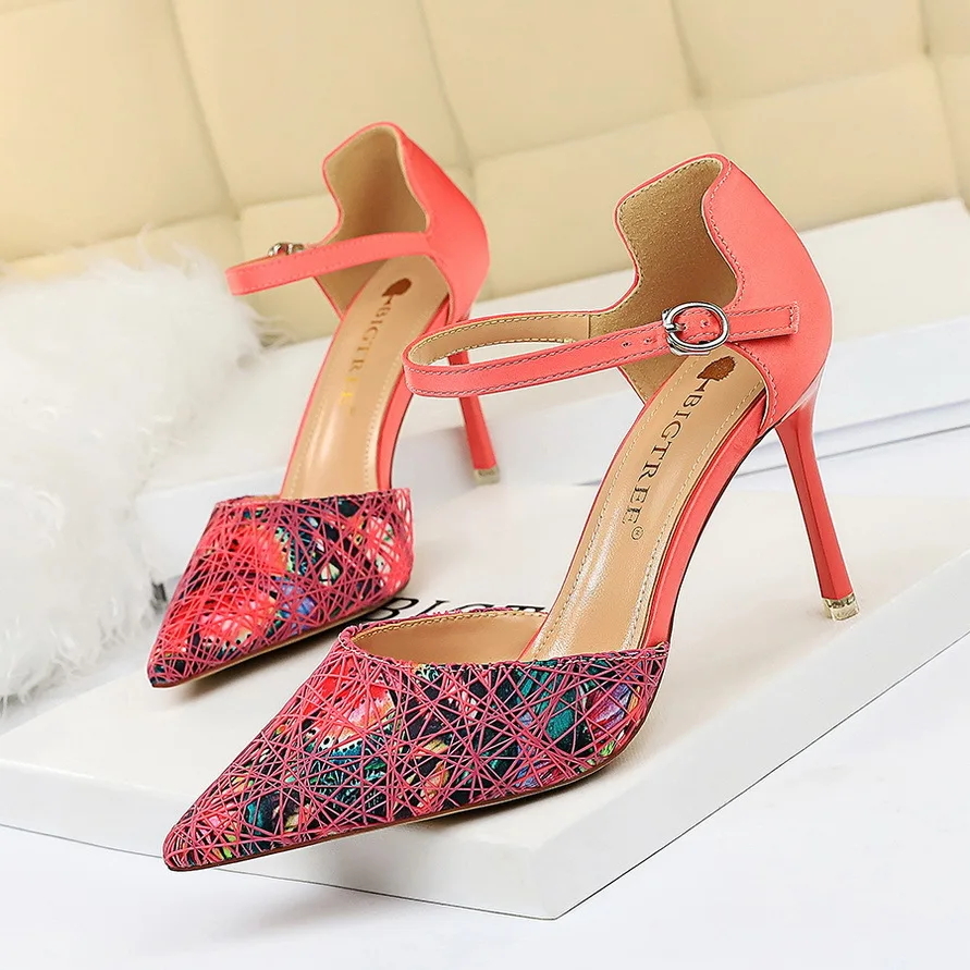 Женские блестящие туфли mary Jane свадебные на каблуке шпильке красные tacones mujer