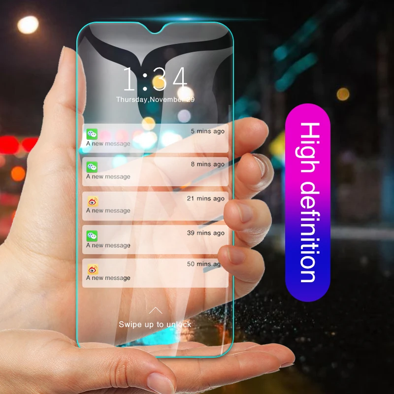 9H жесткий устойчивый к царапинам прозрачный закаленное стекло Для Doogee Y6 Y6C Y7 Y8 X70