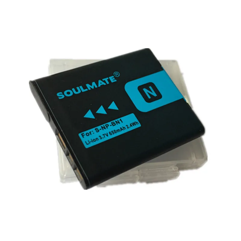 SOULMATE NP BN1 литиевые батареи комплект батарея для цифровой камеры NPBN1 Sony Cyber Shot DSC S750