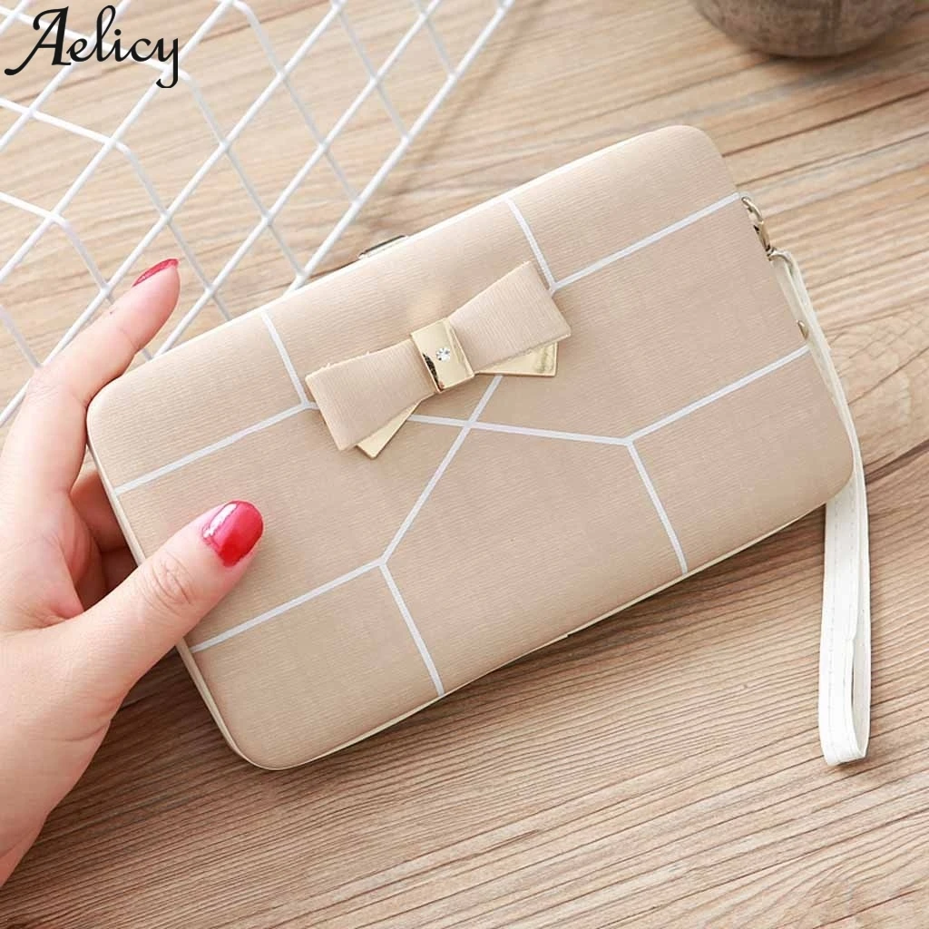 Aelicy/Модный женский кошелек для ланча, вечерние кошельки-пакеты, клатч на молнии, держатель для кредитных карт, складная дамская сумка, сумка для мобильного телефона