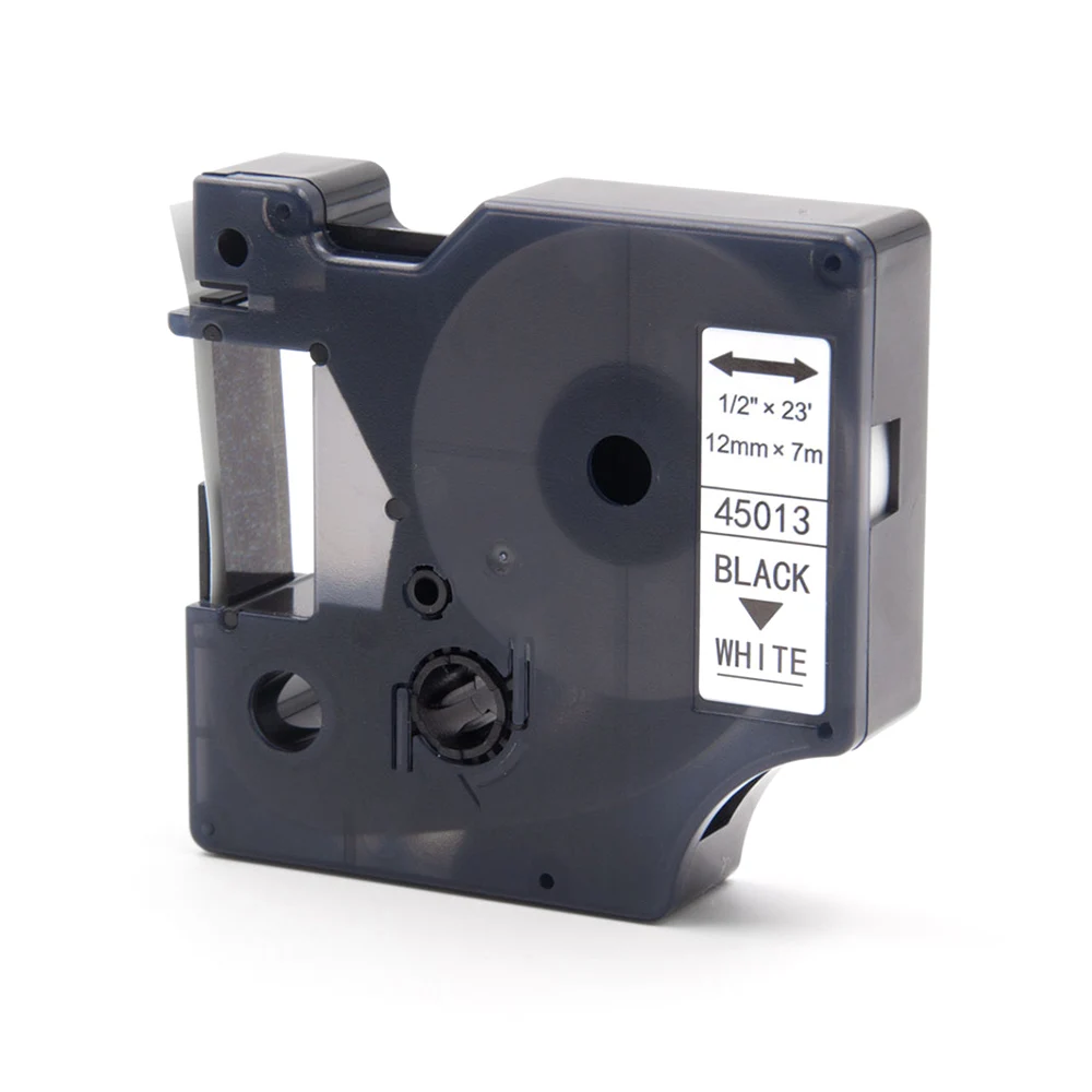 Absonic 12 мм совместимый с dymo D1 лента этикеток для принтера лента 45013 45010 45017 45018 для производитель Этикеток Dymo LabelManager 160 280 260P