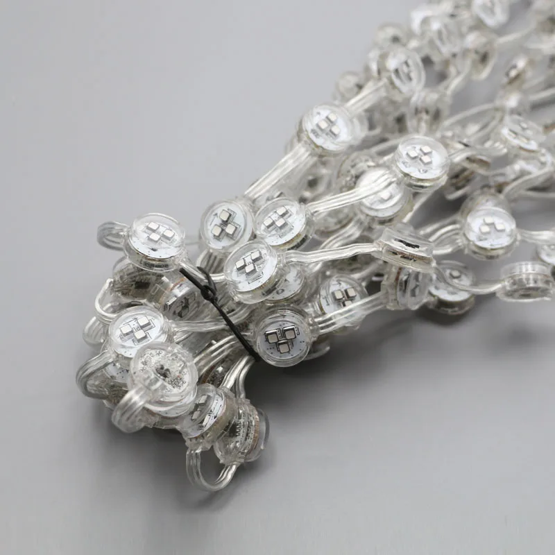 120LED/комплект 1 2 м * 5 в 20 мм 3 светодиода UCS1903 светодиодный пиксельный световая