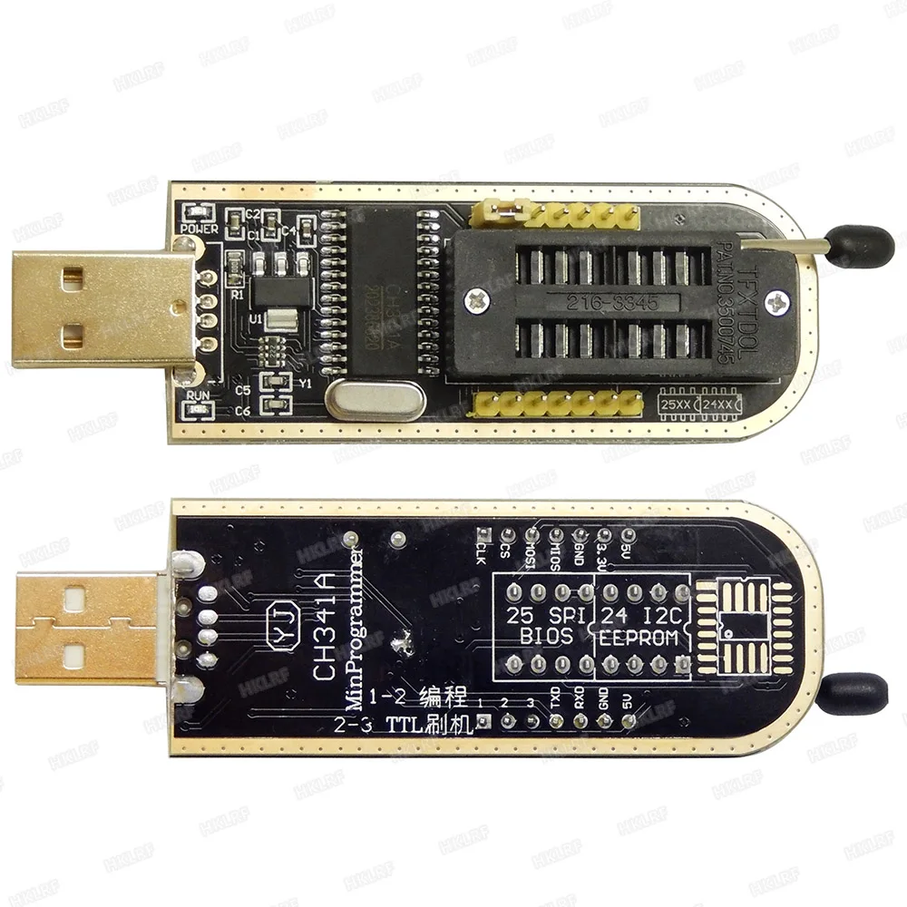 CH341A программист биос + SOIC8 SOP8 тестовый зажим 1 8 в адаптер для Iphone 150mil 24 25 серия EEPROM