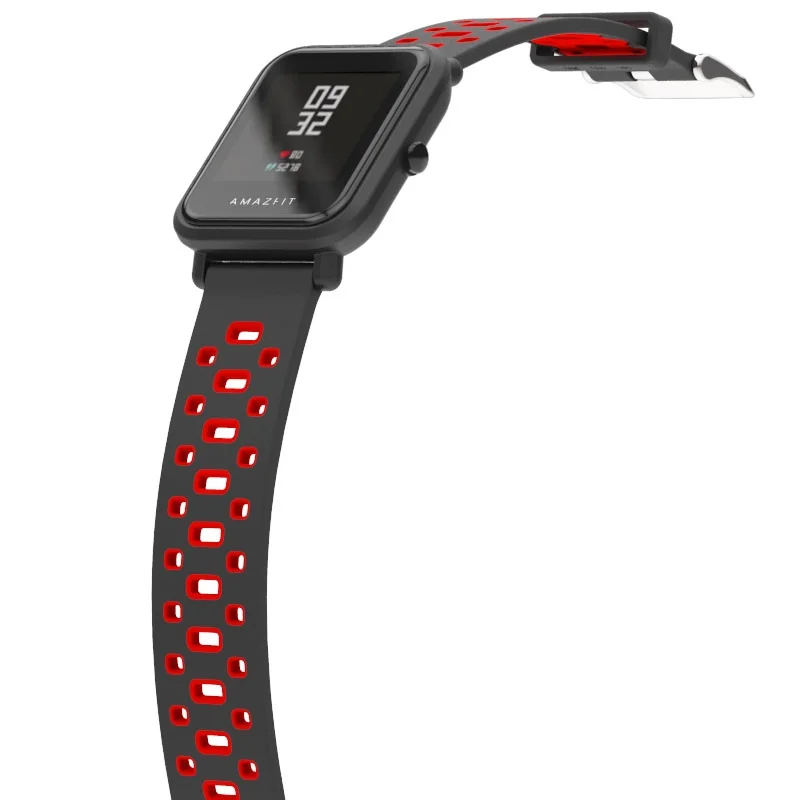 

Для смарт-браслета amazfit Acessórios спортивный силиконовый ремешок для Xiaomi Huami Amazfit темп Смарт часы замена Группа Смарт-часы correa