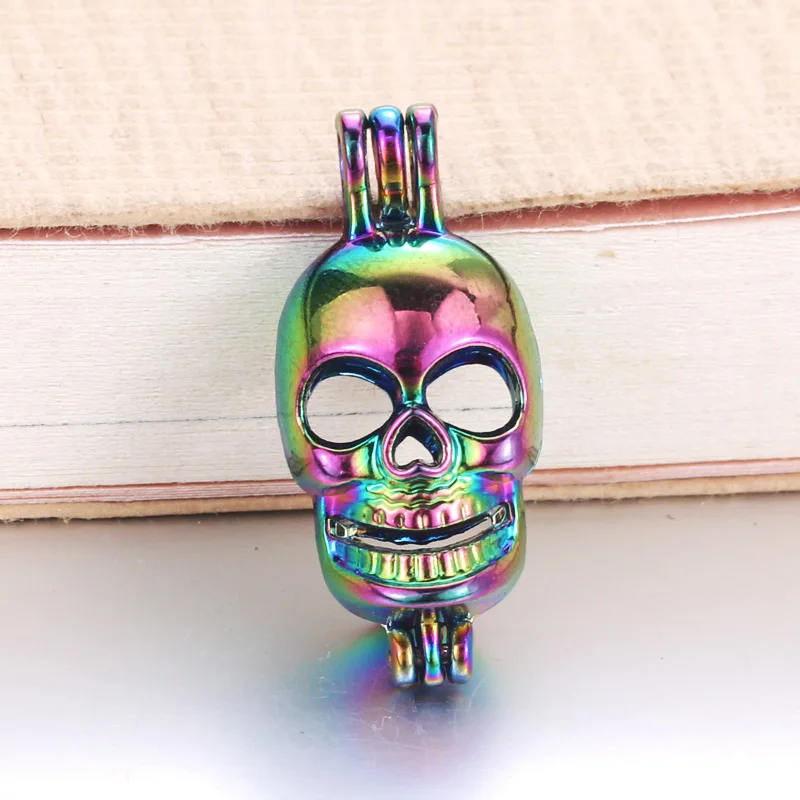 6 шт./Лот искусственная жемчужная клетка радужного цвета для бусин рассеиватель