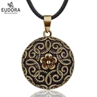 Eudora 20 мм персиковый цвет Мексиканская бола гармония колокольчик подвеска для беременных ребенка ожерелье для женщин винтажные Изящные Ювелирные изделия NB322