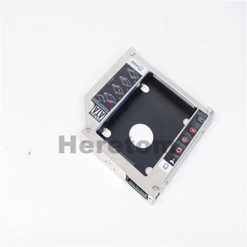 Heretom Универсальный 9 5 мм/2 дюйма 2 й жесткий диск SSD Caddy SATA для Apple Unibody Macbook Pro Optical Bay
