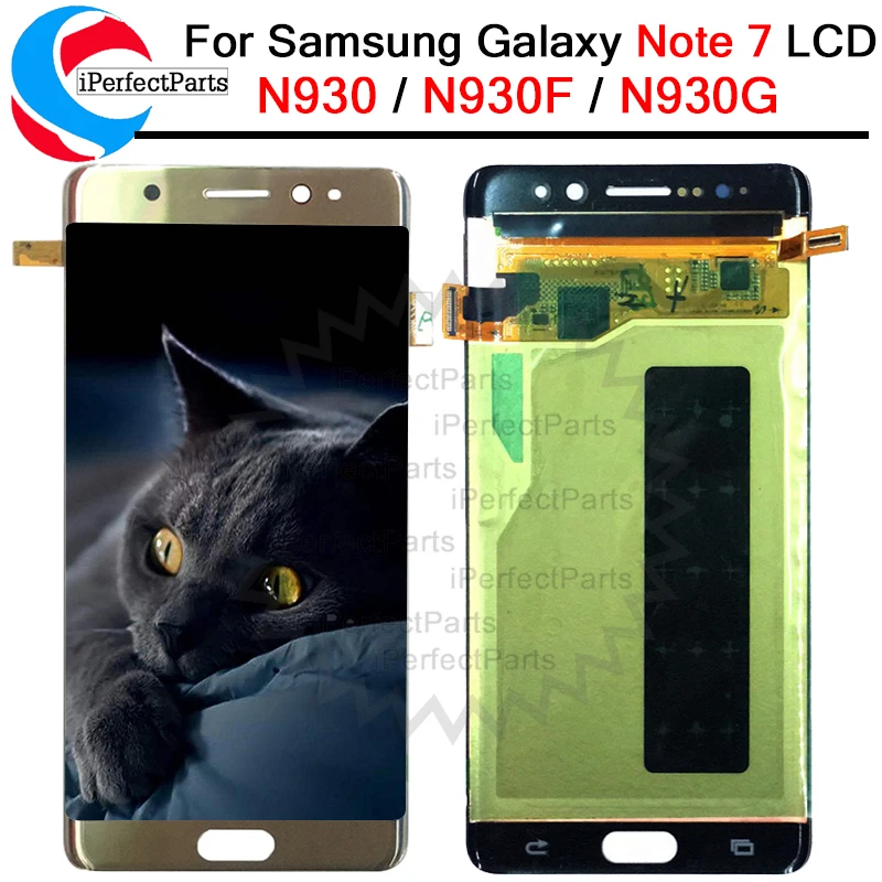 Для samsung Galaxy Note7 note FE 7 N930 N930F G ЖК экран сенсорный замена дигитайзер + рамка в сборе