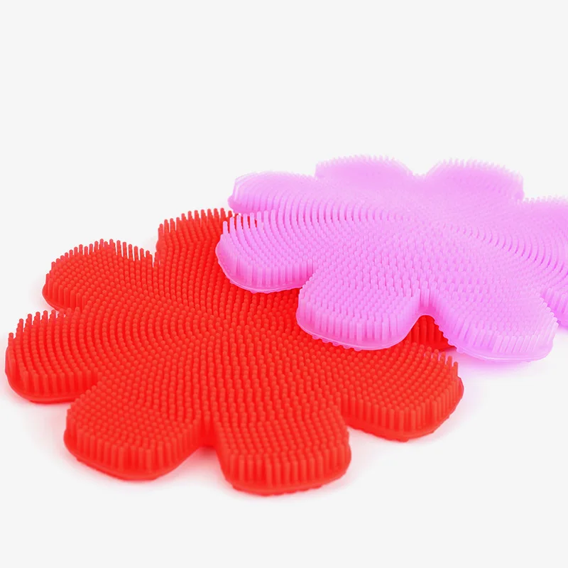 Food Grade Silicone Cleaning Brush Bowl Pot Fruit and Vegetable Can Be Used Repeatedly AKUHOME | Дом и сад