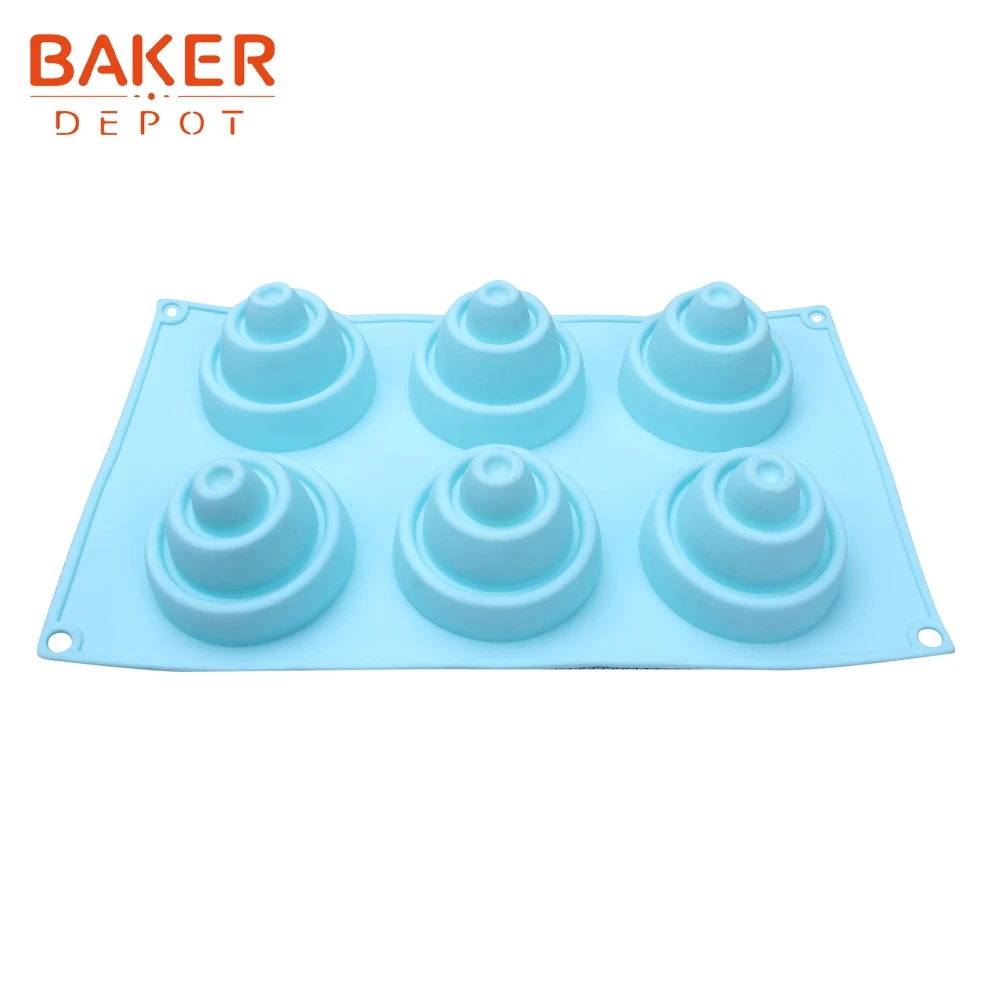 BAKER DEPOT силиконовая форма для пудинга и желе круглая выпечки тортов инструмент