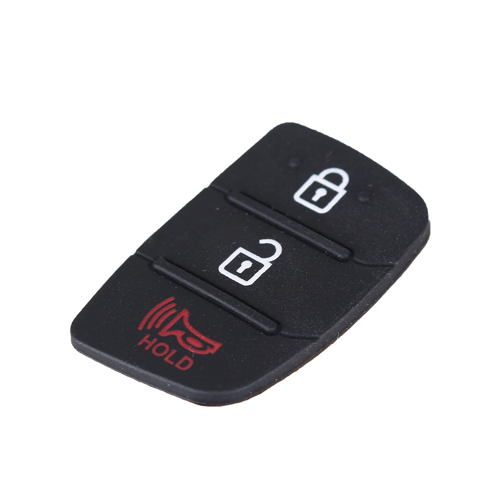 Dandkey 3 4 кнопки для Hyundai I30 i35 iX20 Solaris Verna Kia RIO K2 K5 Sportage силиконовый чехол