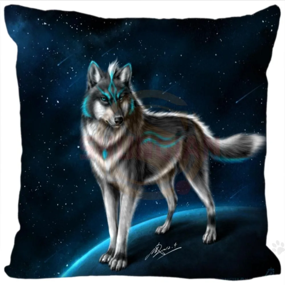 

Hot The Cool Wolf Pillows Cases Custom Pillowcases Cool Kpop Pillow Cover Standard Size 20x20cm 35x35cm 40x40cm Drop Shipping