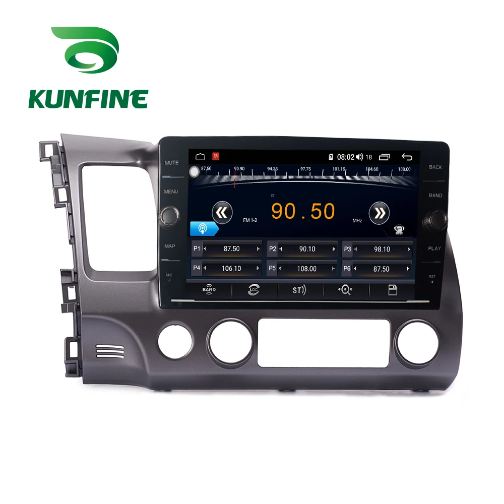 Восьмиядерный 4 Гб ОЗУ 64 ПЗУ Android 8 1 автомобильный DVD GPS плеер Deckless стерео для Honda Civic