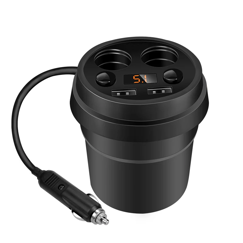 Автомобильное зарядное устройство Unviersal 5 в 3 1 а с двумя usb-портами и адаптером для