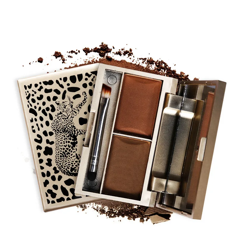 

LNRRABC Fashion Professional High Quality Waterproof With Brush With Mirror Powder Eyebrow Enhancers Cosmetics