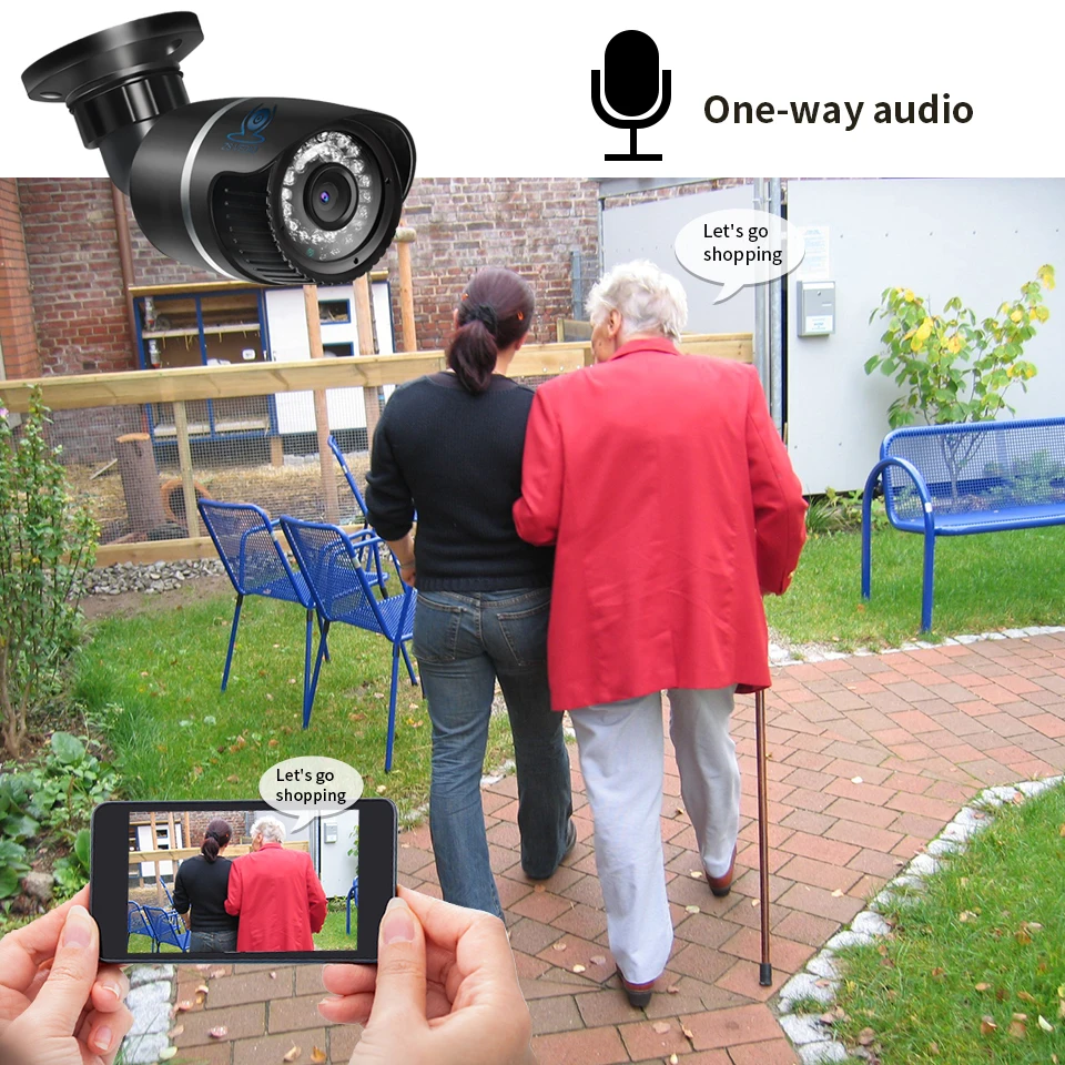 ZSVEDIO камеры наблюдения IP камера OnVif ip 720 POE внешняя Проводная P ночное видение HD