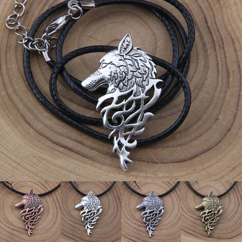 Yage 4 цвета 1 шт Руна Викинг Волк ожерелье в подарок|necklace with|necklace awolf necklace |
