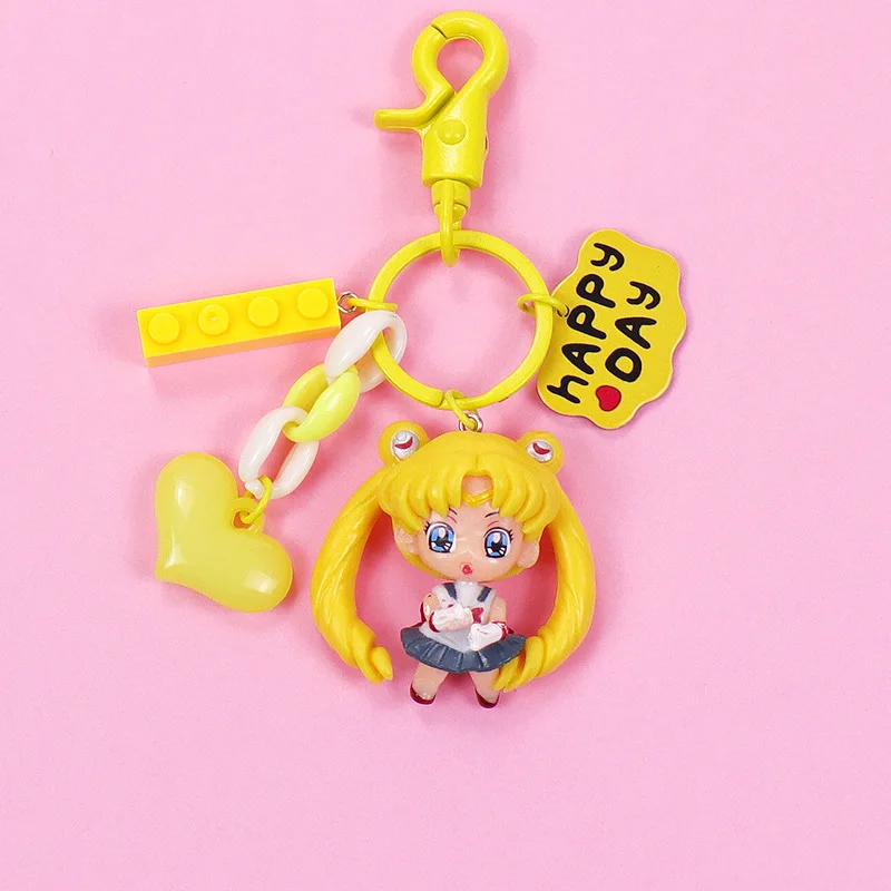 Сейлор брелок луна Косплей Cardcaptor Сакура ПВХ фигурка модельный брелок для девочек Хэллоуин реквизит Kinomoto брелки Сакура