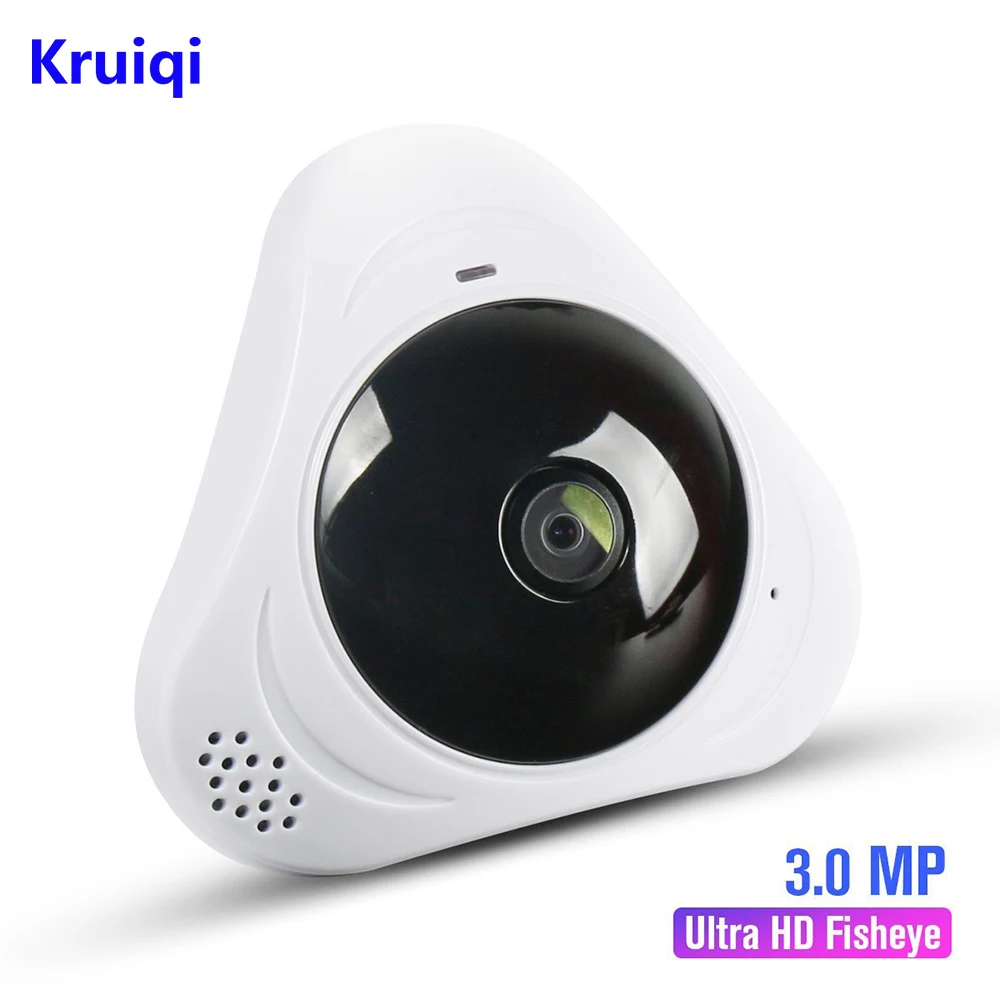 IP камера Kruiqi для домашней безопасности 3 Мп беспроводная умная Wi Fi Аудиозапись